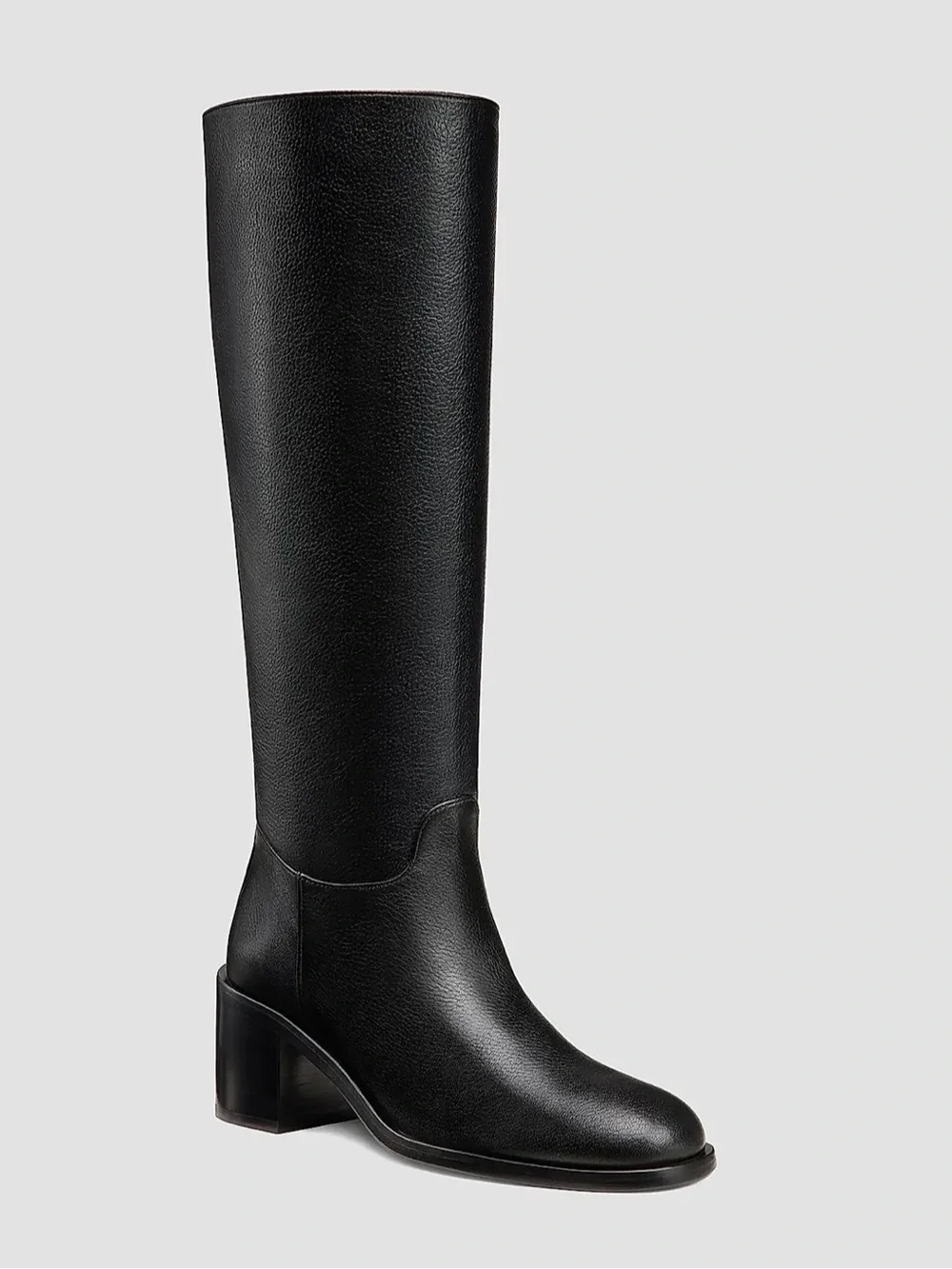 Stuart Weitzman Finn 55MM Leather Knee-High Boots black $795 size 6.5 gently use